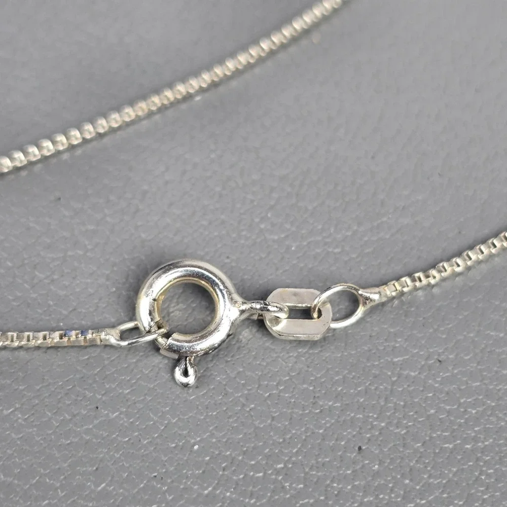 Filigree Sterling Silver Nana Grandmother Heart Pendant Necklace Box Chain 18